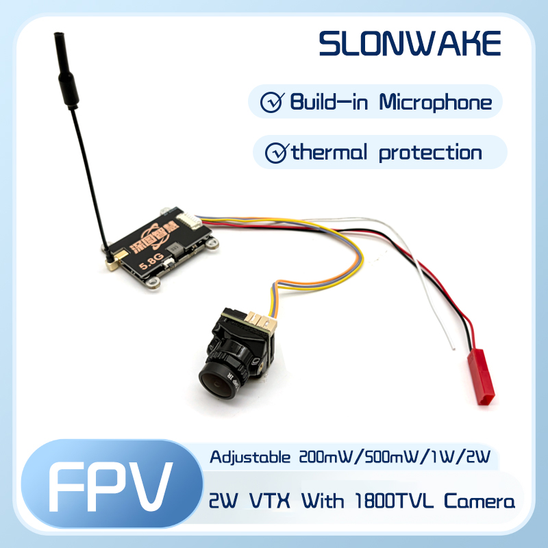 Fpv Drone Transmitter - Transmisor VTX SLONWAKE 5.8G 56CH 2W