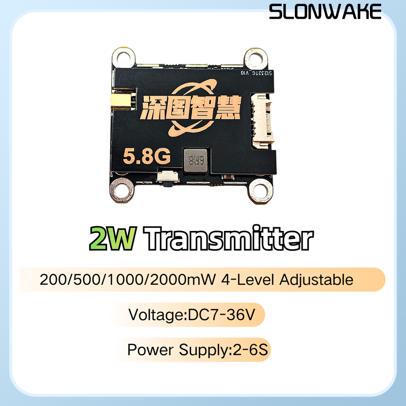 Transmisor VTX SLONWAKE 5.8G 5 - Fpv Drone Transmitter reseña y precio