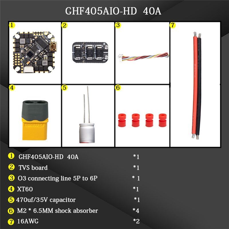Controlador de Vuelo AIO ABTI- - Fpv Drone Esc reseña y precio